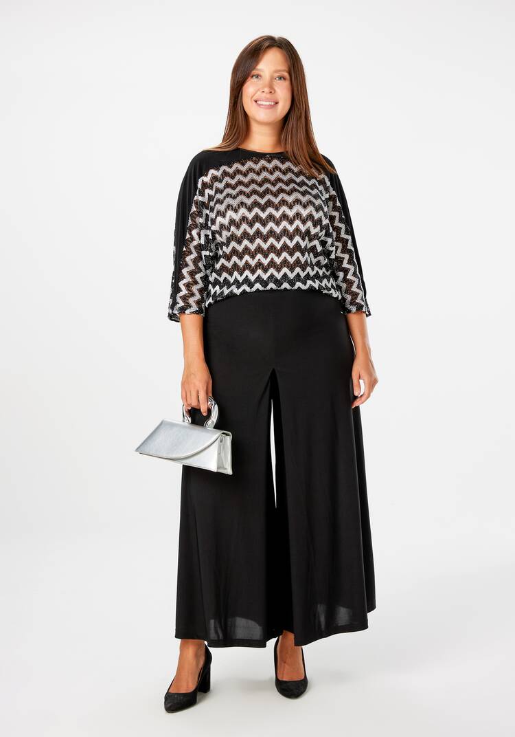 Блуза с люрексом-зигзаг шир.  750, рис. 7