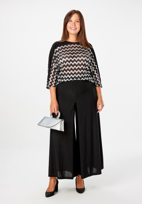 Блуза с люрексом-зигзаг шир.  580, рис. 7