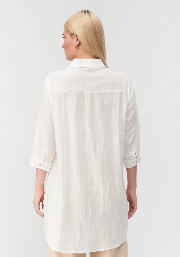 Туника с декоративными пуговицами Тина шир.  580, рис. 22