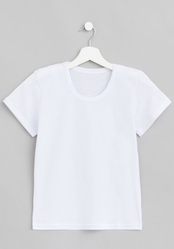 Футболка женская однотонная шир.  580, рис. 1