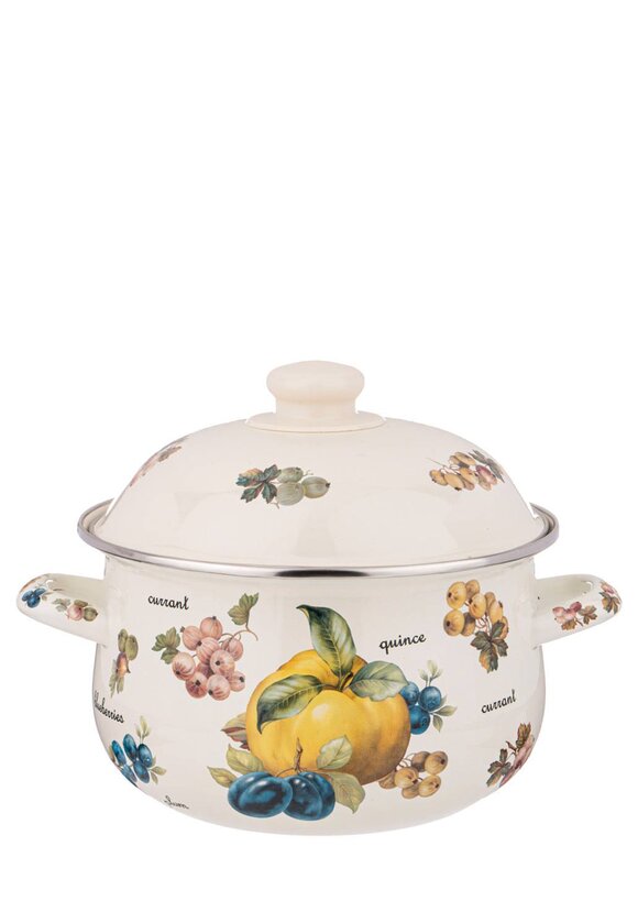 Эмалированная кастрюля с крышкой шир.  580, рис. 13