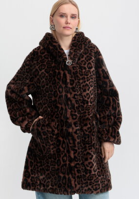 Шуба Нежность леопарда