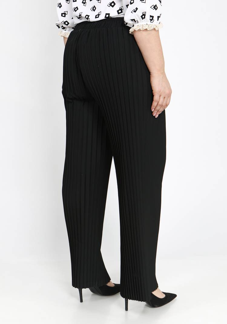 Брюки широкие плиссе на резинке шир.  750, рис. 14