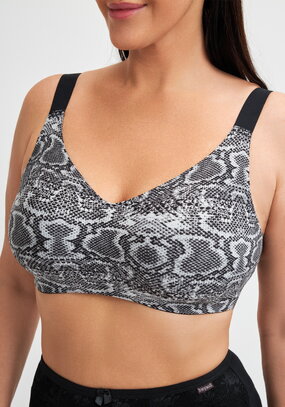 Топ-бра с анималистичным принтом