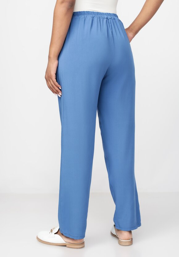 Брюки прямые с резинкой по поясу шир.  580, рис. 3