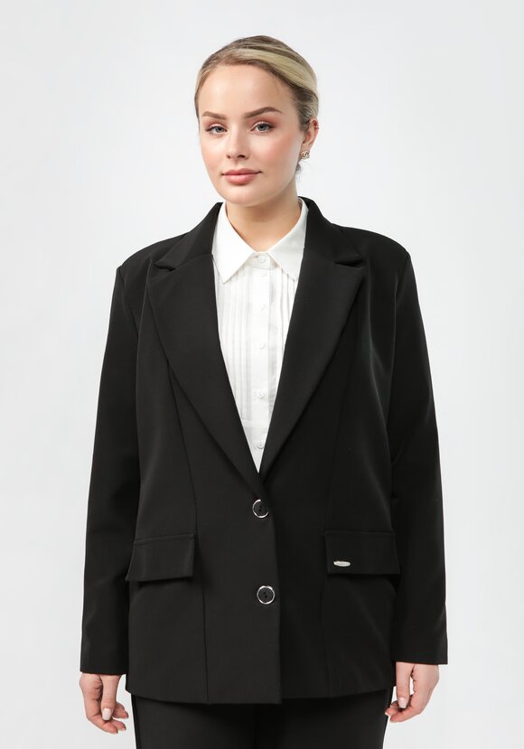 Пиджак классический свободного кроя шир.  580, рис. 11