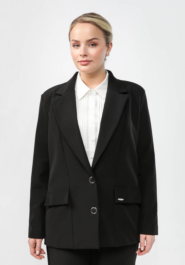 Пиджак классический свободного кроя шир.  750, рис. 11