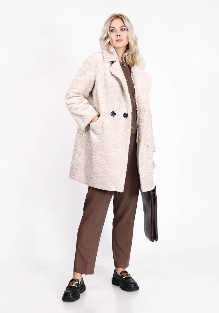 Пальто из эко астрагана шир.  750, рис. 10