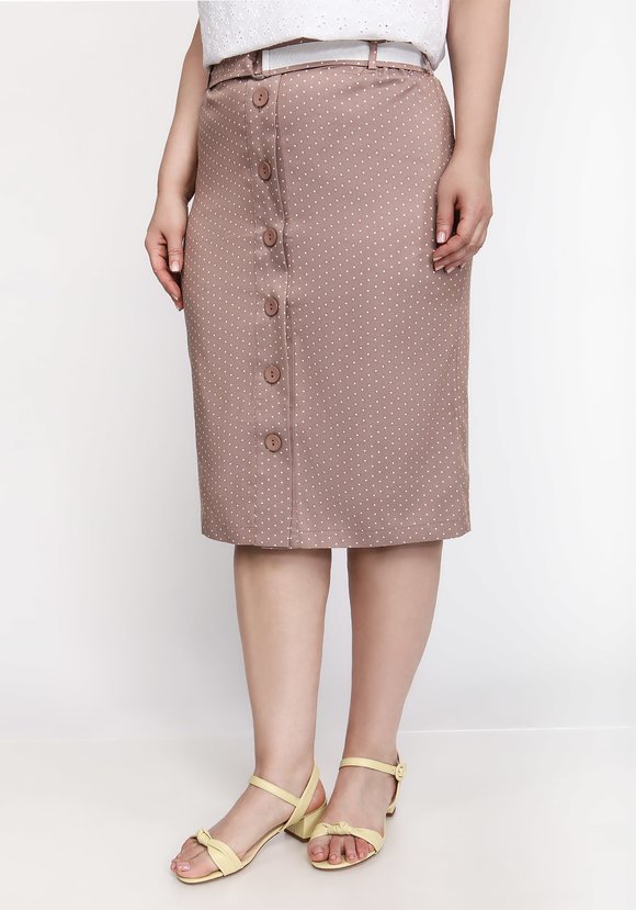 Юбка прямого силуэта на пуговицах шир.  580, рис. 1