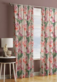 Портьера Акварельные ирисы