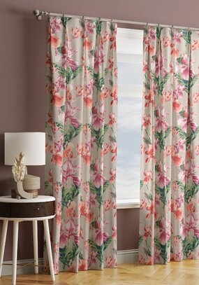 Портьера Акварельные ирисы