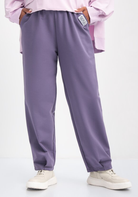 Брюки трикотажные с защипами по низу шир.  580, рис. 7