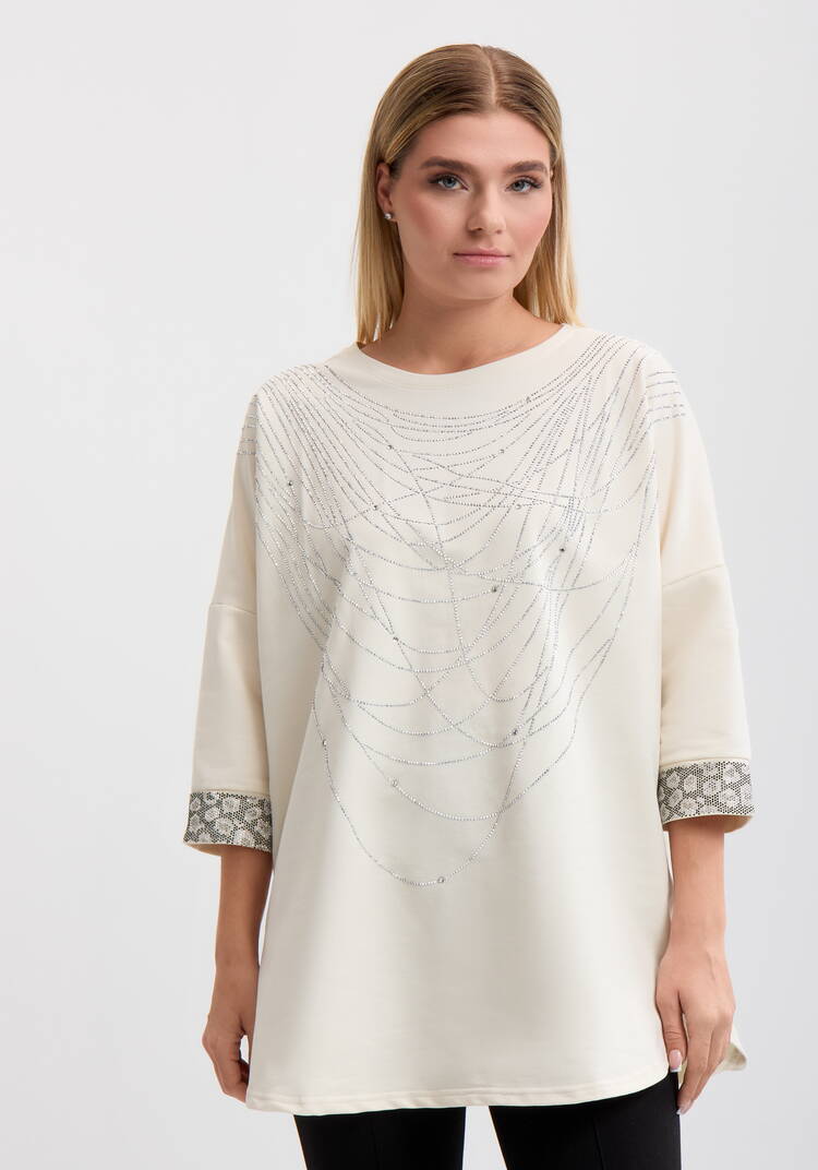 Туника со стразами Эмилия шир.  750, рис. 10