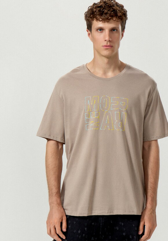 Комплект футболок с лаконичным принтом, 2 шт. шир.  580, рис. 44