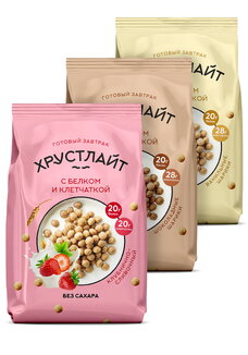 Завтрак Хрустлайт с белком и клетчаткой,3шт