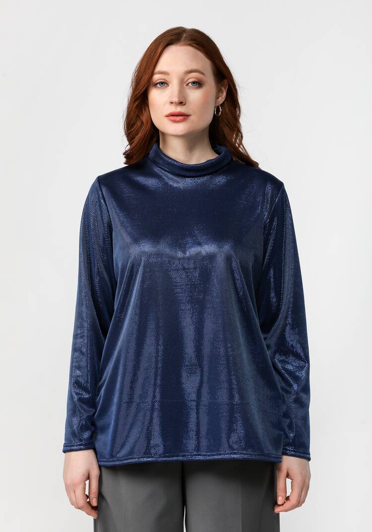 Водолазка с люрексом шир.  750, рис. 16