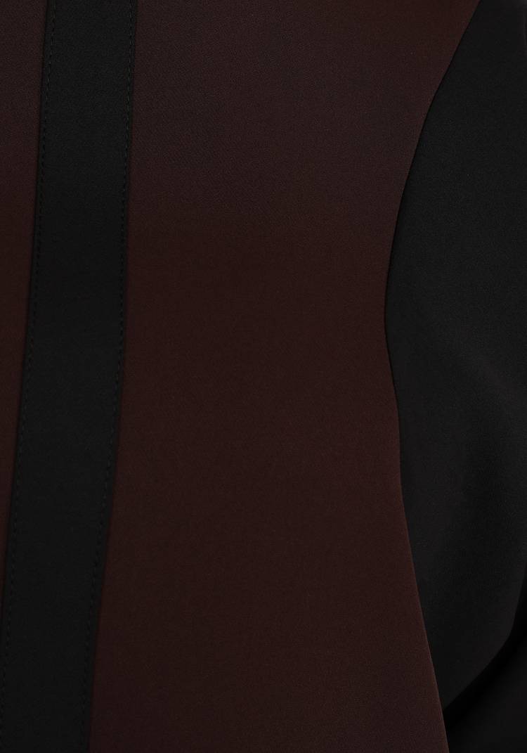 Блуза комбинированная оверсайз шир.  750, рис. 8