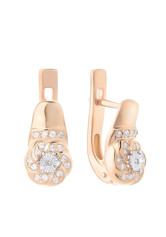 Серебряные серьги Арианна шир.  580, рис. 2