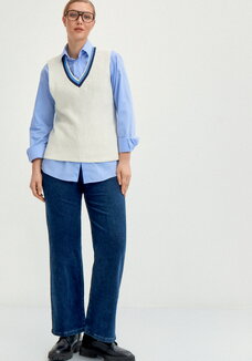 Джинсы утеплённые, широкие