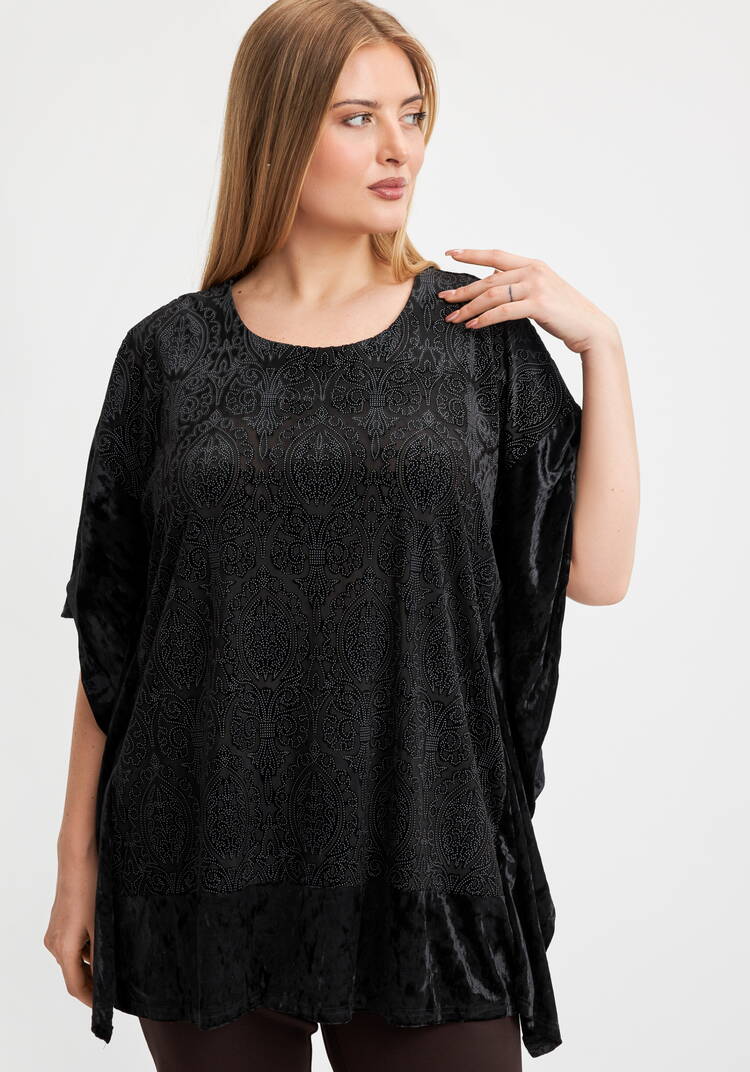 Туника из крешбархата с переливами шир.  750, рис. 1