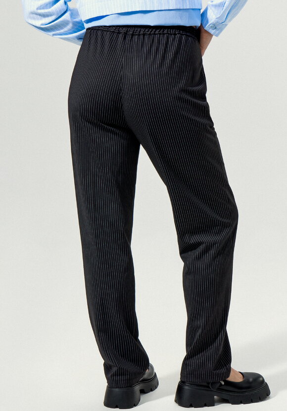 Брюки прямые в мелкую полоску шир.  580, рис. 3