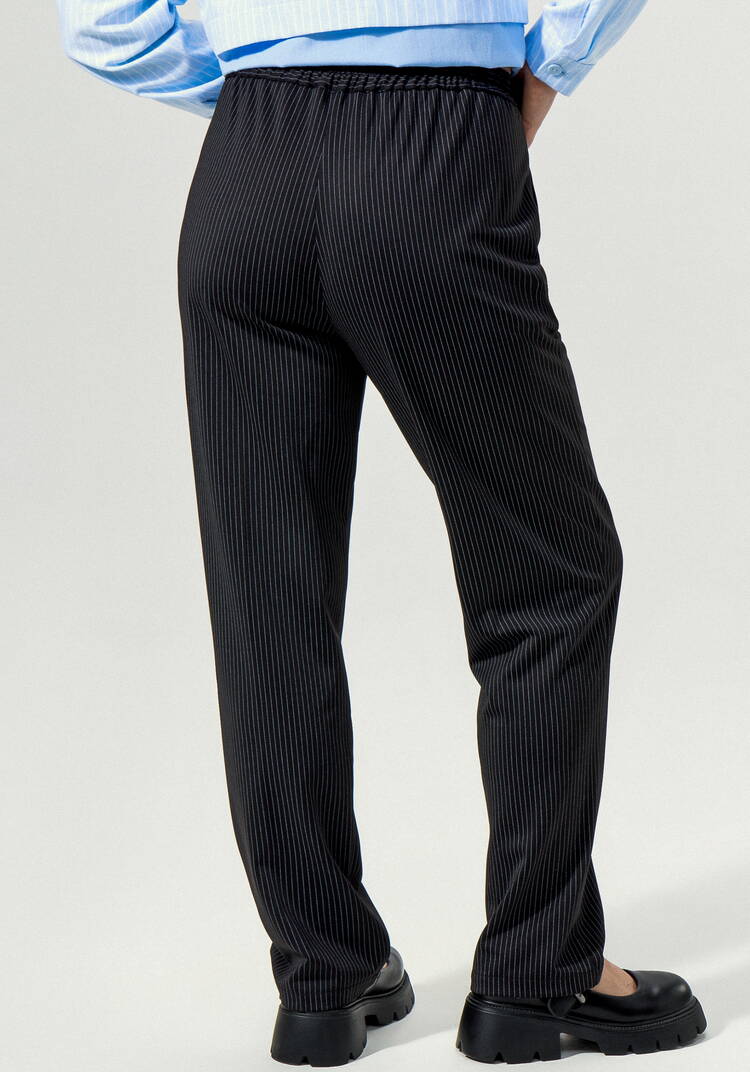 Брюки прямые в мелкую полоску шир.  750, рис. 3