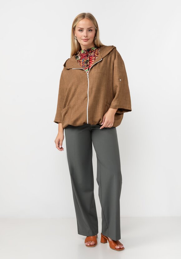 Жакет на молнии с капюшоном Амелия шир.  580, рис. 9