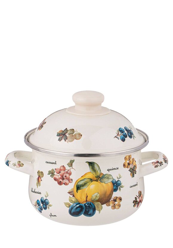 Эмалированная кастрюля с крышкой шир.  580, рис. 11