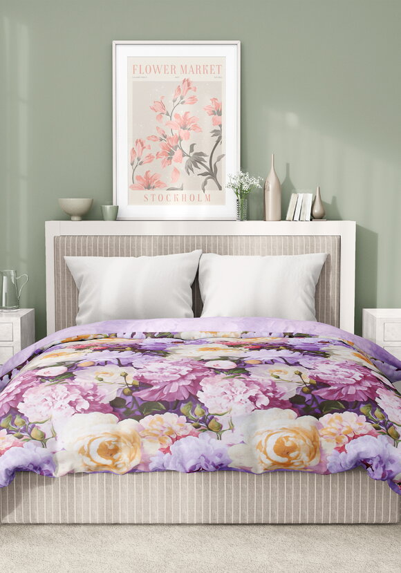 Пододеяльник поплин Виолетта шир.  580, рис. 2