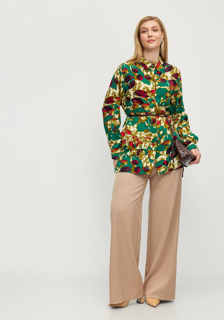 Блуза Калейдоскоп лепестков шир.  750, рис. 8