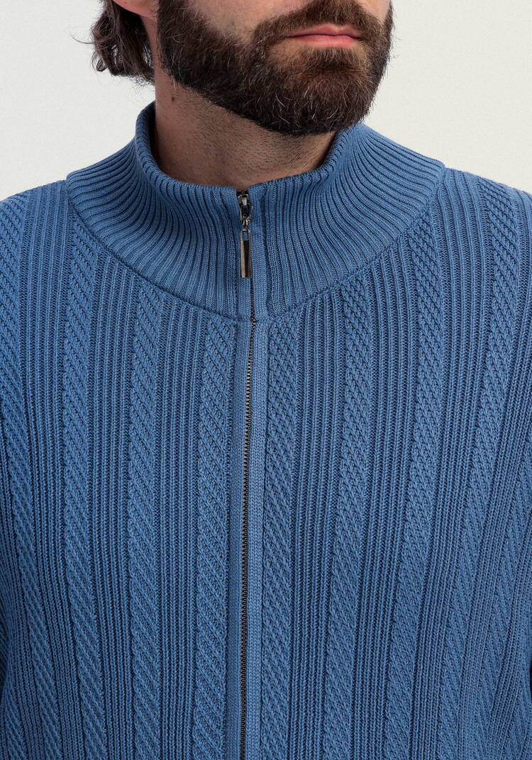 Кардиган на молнии с воротником-стойкой шир.  750, рис. 12