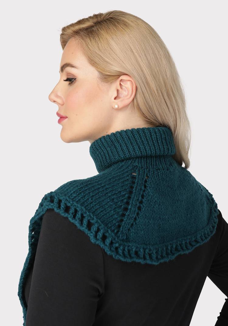 Манишка вязаная шир.  750, рис. 7