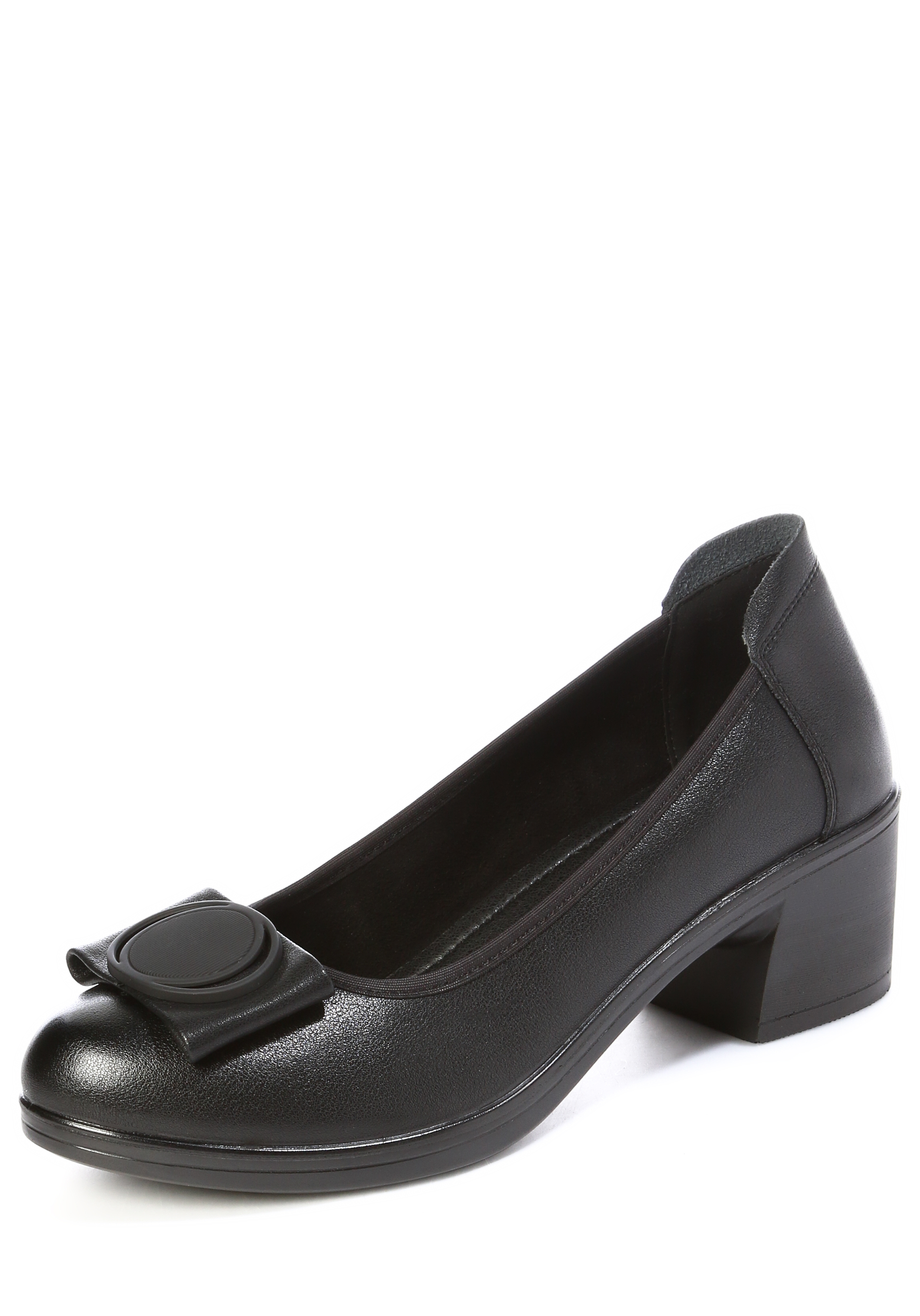 Туфли женские "Лоранс" MILORES, размер 38, цвет черный