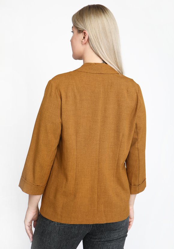 Жакет классический однобортный шир.  580, рис. 22