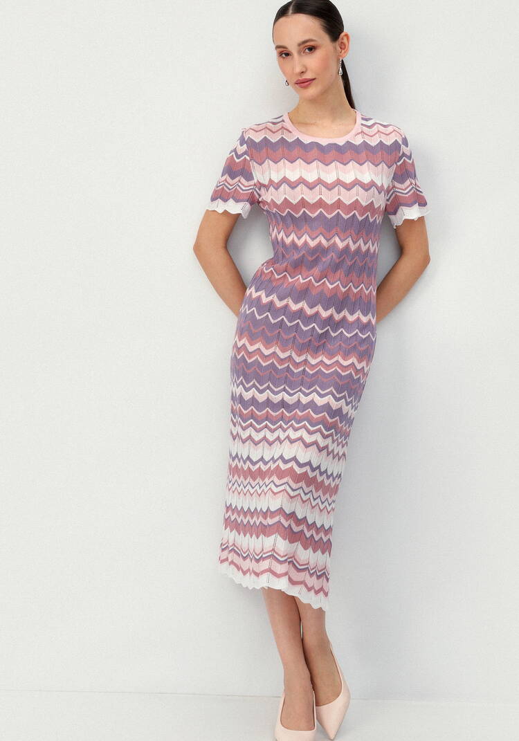 Платье с рисунком морской волны шир.  750, рис. 30