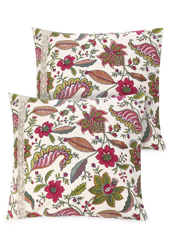 Комплект наволочек с кружевом Алена, 2 шт. шир.  580, рис. 1