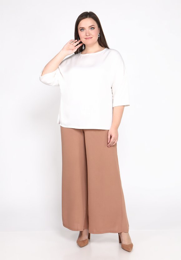 Блуза базовая однотонная шир.  580, рис. 13