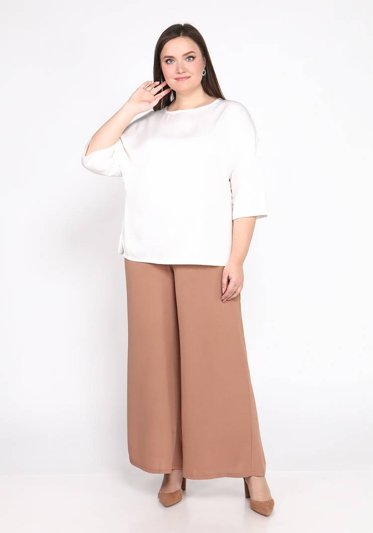 Блуза базовая однотонная шир.  750, рис. 13