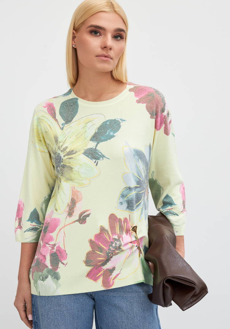 Блуза с притом трикотажная Индра шир.  750, рис. 1