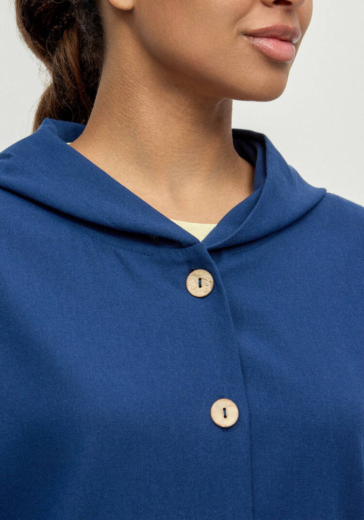 Блуза льняная с рукавами кимоно шир.  750, рис. 14