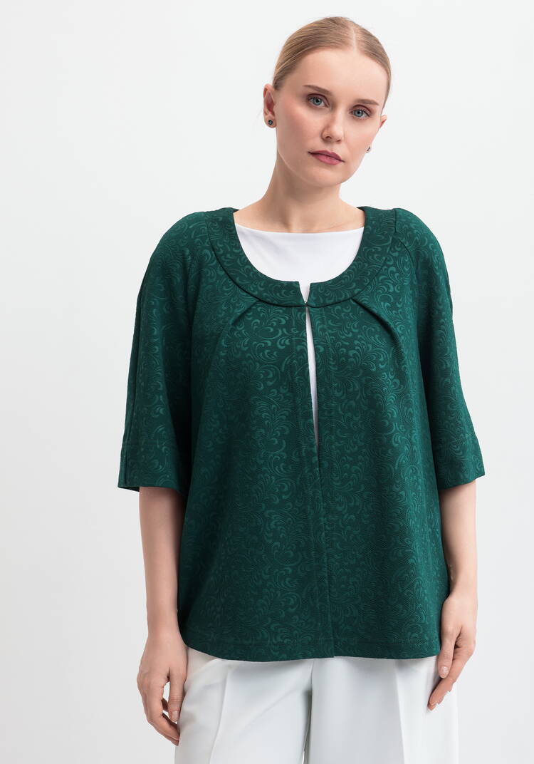 Жакет из жаккарда Лаура шир.  750, рис. 9