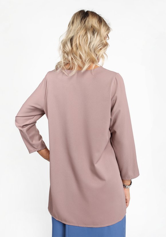 Туника Спокойный силуэт шир.  580, рис. 6