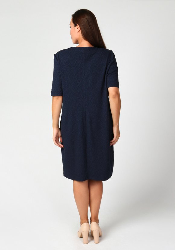 Платье-миди прямого силуэта шир.  580, рис. 2