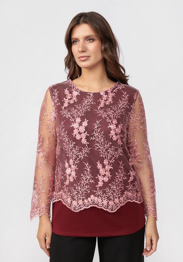 Блуза с рукавом 7/8 шир.  750, рис. 19