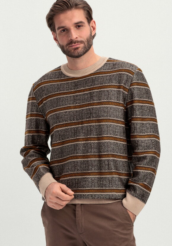 Джемпер в полоску с контрастными манжетами шир.  580, рис. 10