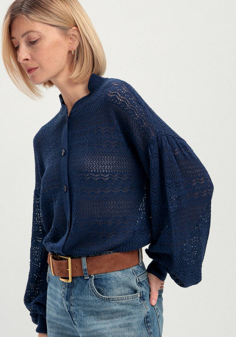 Блуза женская с пышным рукавом шир.  750, рис. 31