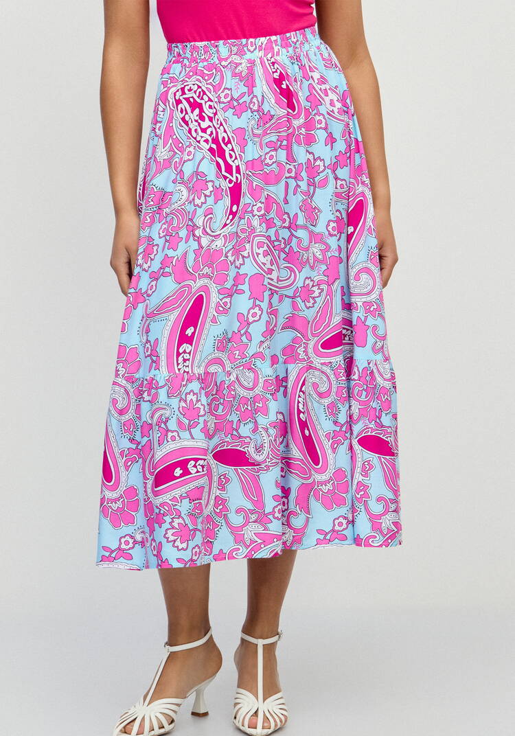 Юбка с ярусомВоздушное настроение шир.  750, рис. 12