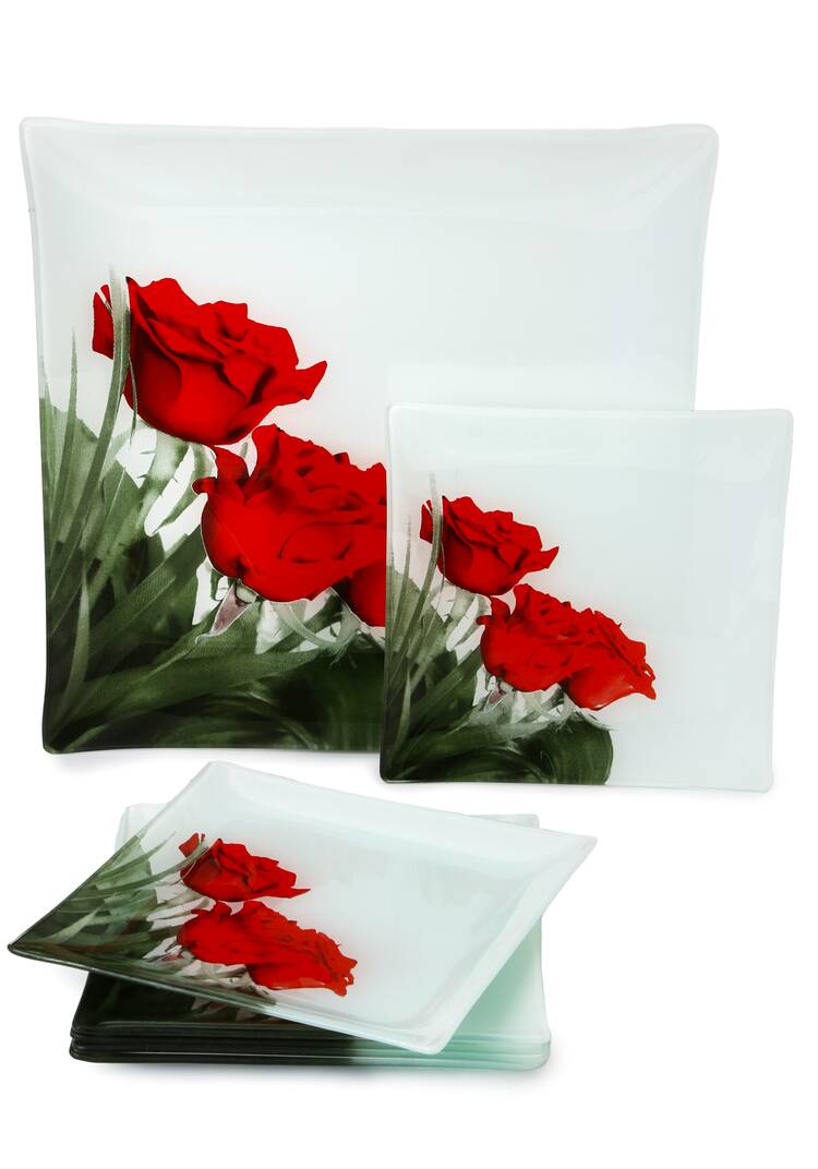 Набор из 6 тарелок и 1 блюда шир.  750, рис. 33