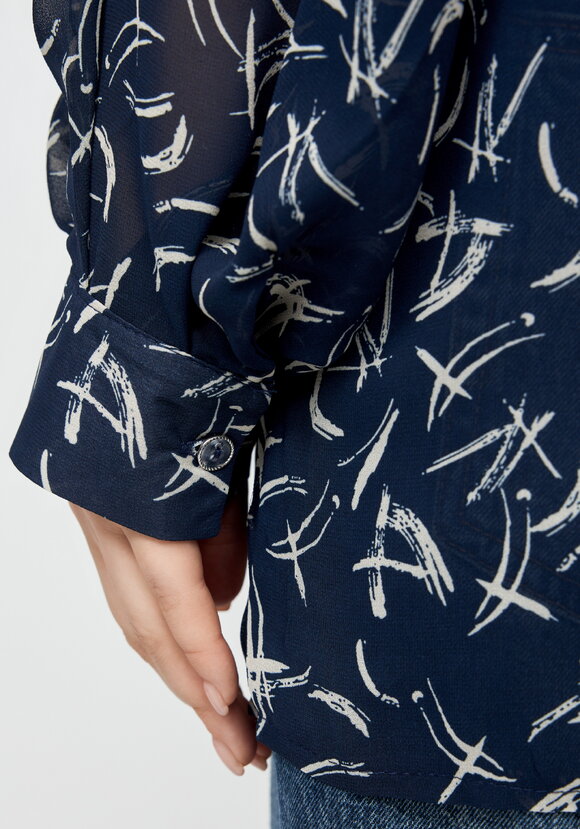 Рубашка из шифона Иветта шир.  580, рис. 17