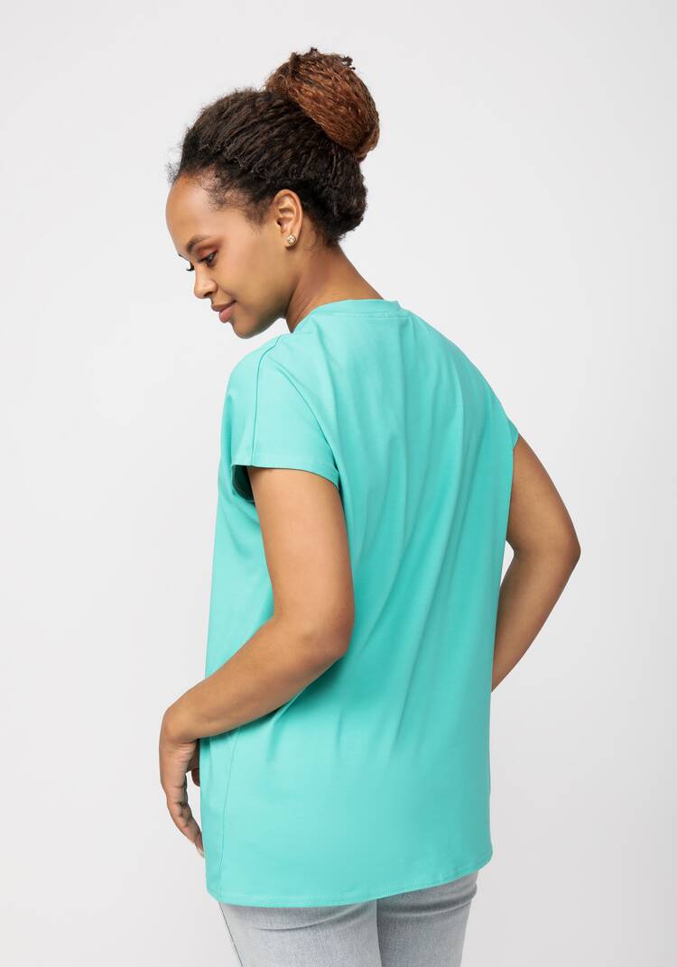 Блуза трикотажная с цельнокроеным рукавом шир.  750, рис. 28